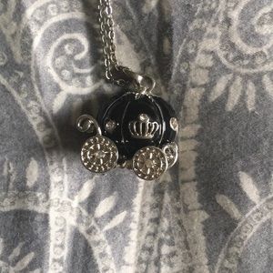 Pumpkin Carriage Long Necklace